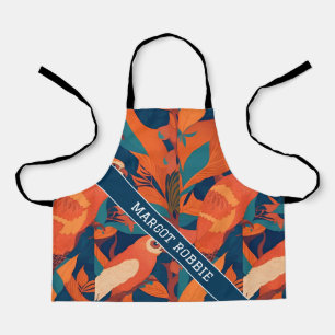 Sloth Rainbow Colourful Personalised Pattern Apron