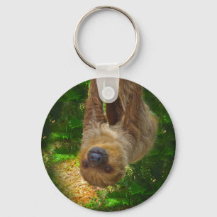 Sloth Rainforest Gifts Key Ring