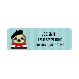 Sloth Return Address Labels