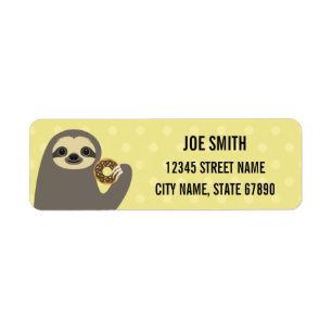 Sloth Return Address Labels