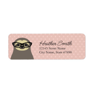 Sloth Return Address Labels