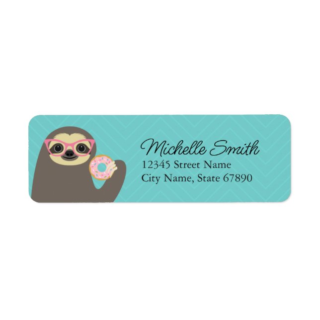 Sloth Return Address Labels (Front)