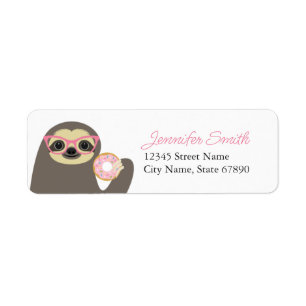 Sloth Return Address Labels