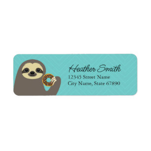 Sloth Return Address Labels