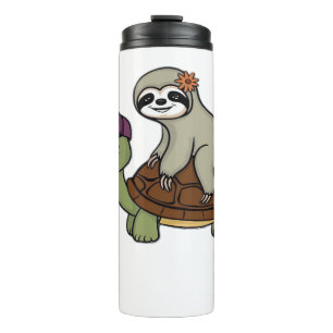 Sloth riding a turtle Classic T-Shirt Thermal Tumbler