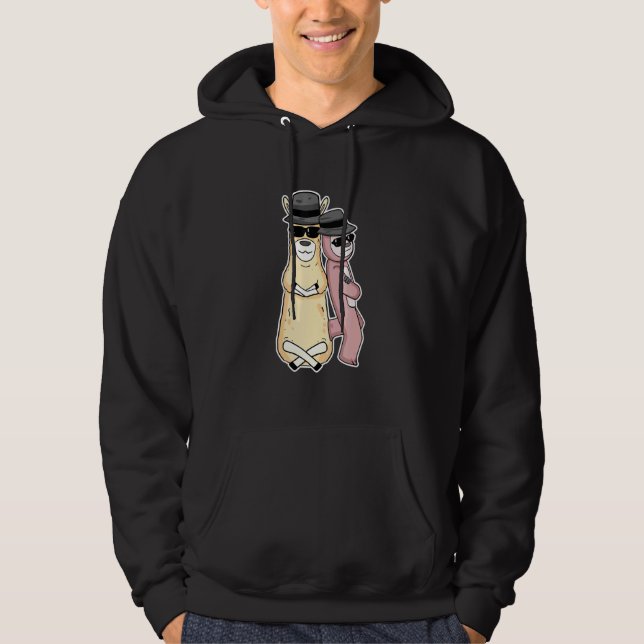 Sloth Riding Llama Hoodie (Front)