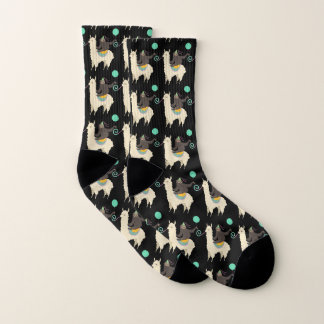 Sloth Riding Llama Socks
