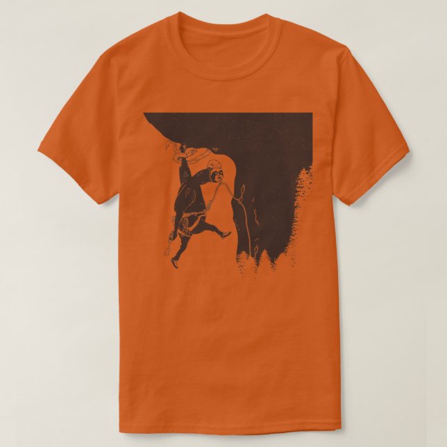 Sloth Rock Climbing 1 T-Shirt (Design Front)