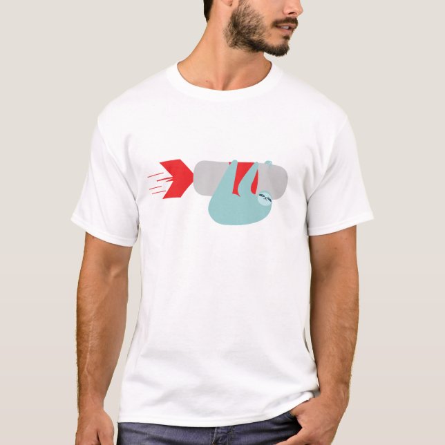 Sloth Rocket T-shirt (Front)