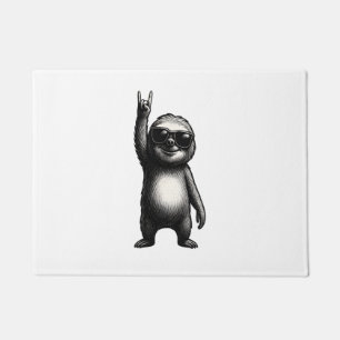 Sloth Rocking Dance Doormat