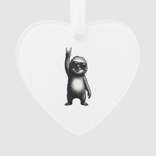 Sloth Rocking Dance Ornament