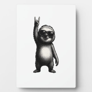 Sloth Rocking Dance Plaque