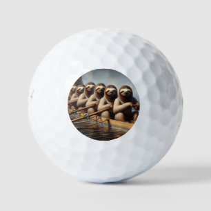 Sloth Rowing Team Golf Balls
