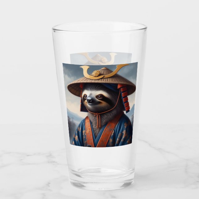 Sloth Samurai Glass (Front)
