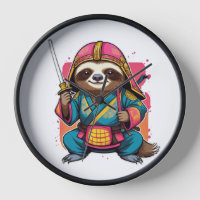 Sloth Samurai Halloween Unique Ninja Warrior Decor
