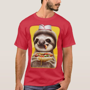 sloth selling hotdogs T-Shirt