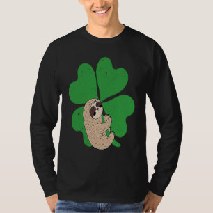 Sloth Shamrock Cute C Lazy St Patricks Day Animal  T-Shirt
