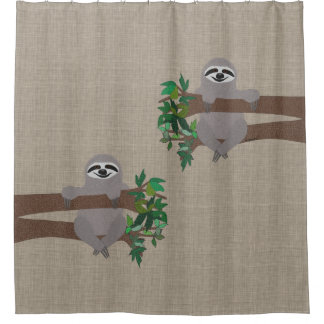 Sloth Shower Curtain