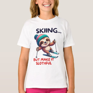 Sloth Ski Winter Sports T-Shirt