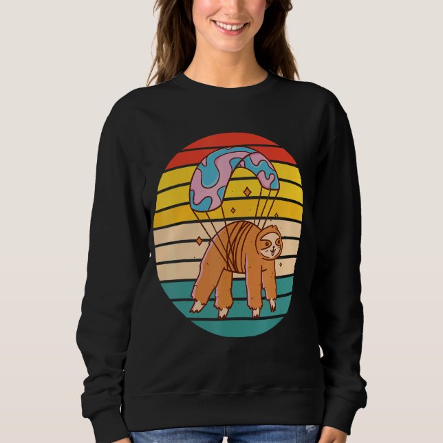 Sloth Sky Diving Sweatshirt (Front)