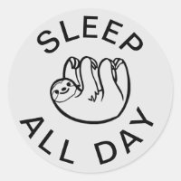 Sloth Sleep All Day