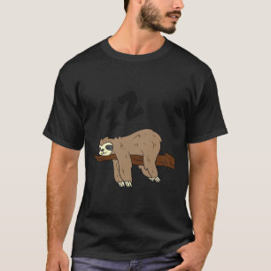 Sloth Sleeping Tired Sloth Napping Sloth T-Shirt