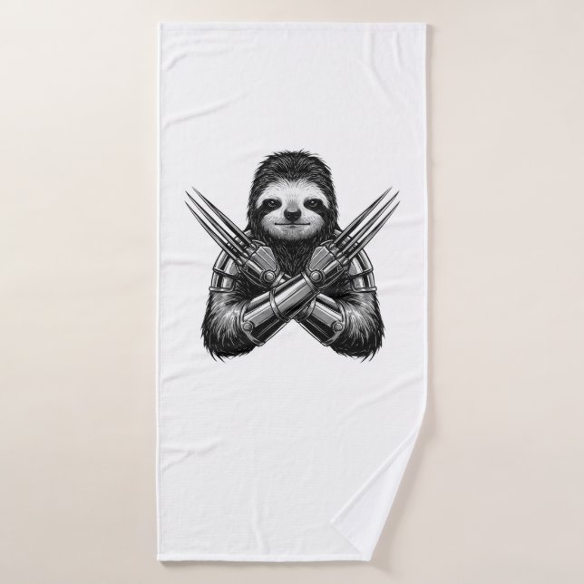 Sloth Slotherine Halloween Bath Towel (Bath Towel)