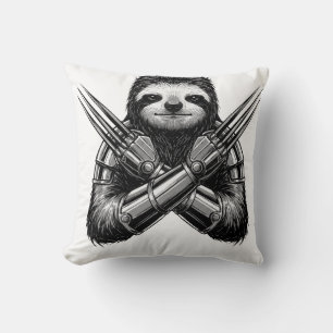 Sloth Slotherine Halloween Cushion