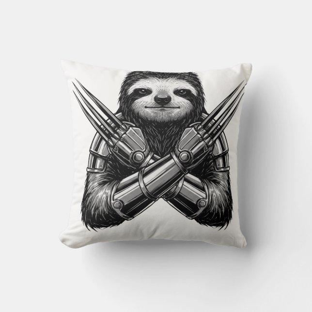 Sloth Slotherine Halloween Cushion (Front)