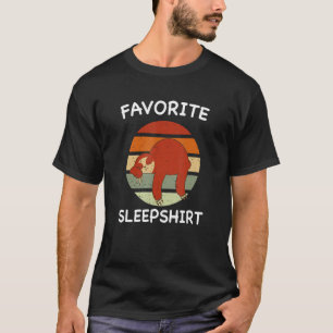 Sloth Sloths Nap Sleeping Sleep Pajama Pyjamas Nig T-Shirt
