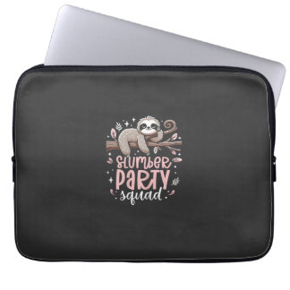 Sloth Slumber Party Squad Kids Girls Sleepover T-S Laptop Sleeve