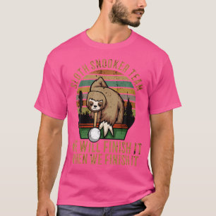 Sloth Snooker Team Funny Billiard T-Shirt