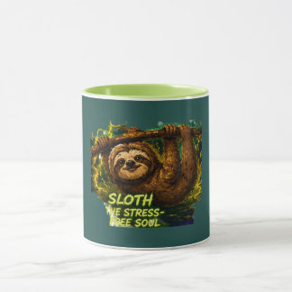 Sloth Stress Free Soul Mug