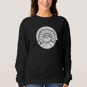 Sloth Sunflower Wildlife Animal  Sloth Sweatshirt