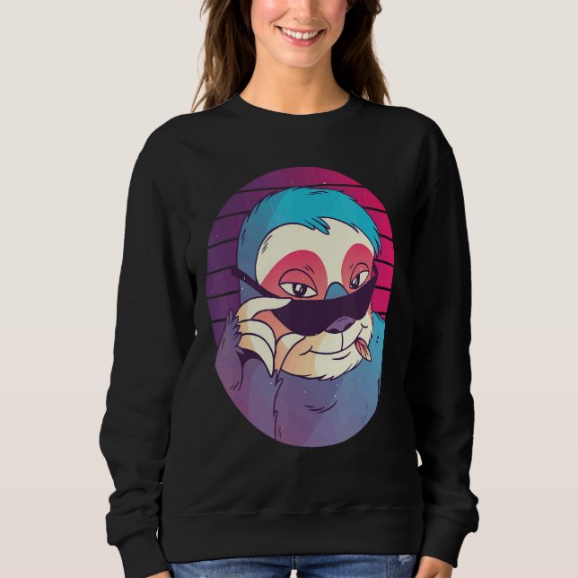 Sloth Sunglasses Sweatshirt (Front)