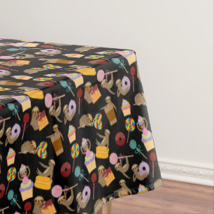 Sloth Sweet Treats Pattern Tablecloth