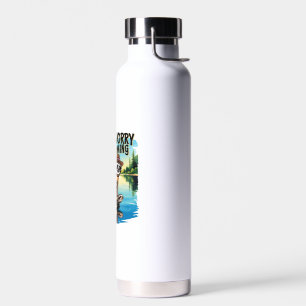 Sloth T-Shirt- Don't Worry I'm Coming Water Bottle