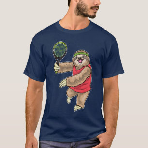 Sloth Tennis Tennis racket Sports T-Shirt