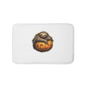 Sloth themed halloween Classic T-Shirt Bath Mat
