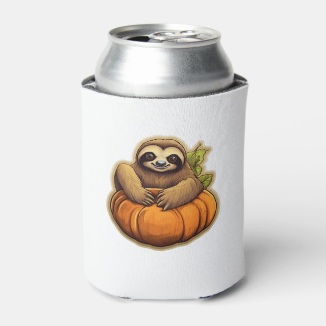 Sloth themed halloween Oversized T-Shirt_1 Can Cooler (Can Front)
