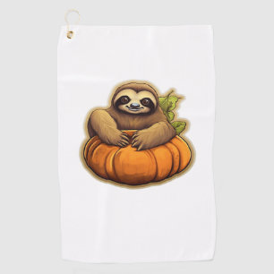 Sloth themed halloween Oversized T-Shirt_1 Golf Towel
