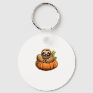 Sloth themed halloween Oversized T-Shirt_1 Key Ring