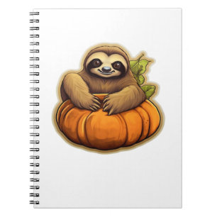 Sloth themed halloween Oversized T-Shirt_1 Notebook