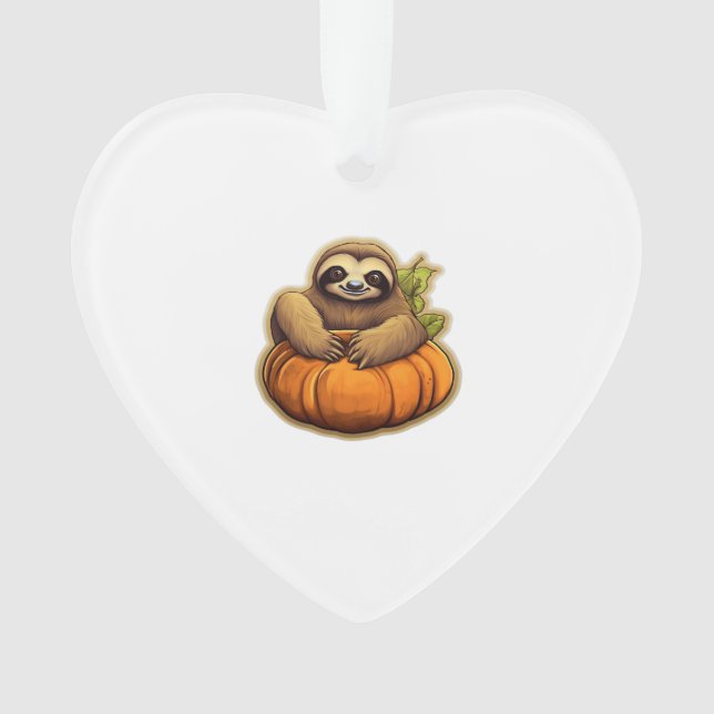 Sloth themed halloween Oversized T-Shirt_1 Ornament (Front)