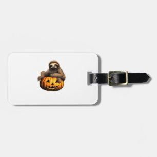 Sloth themed halloween Oversized T-Shirt Luggage Tag