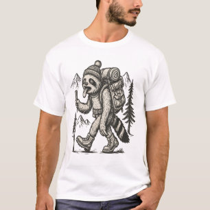 Sloth Tired Sloth Hiking T-Shirt