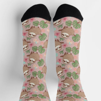 Sloth Tropical Dream Socks