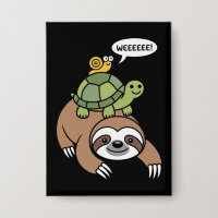 Sloth Turtle Snail Piggyback Animal Running Wild