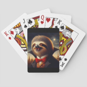 Sloth Vampire Playing Cards