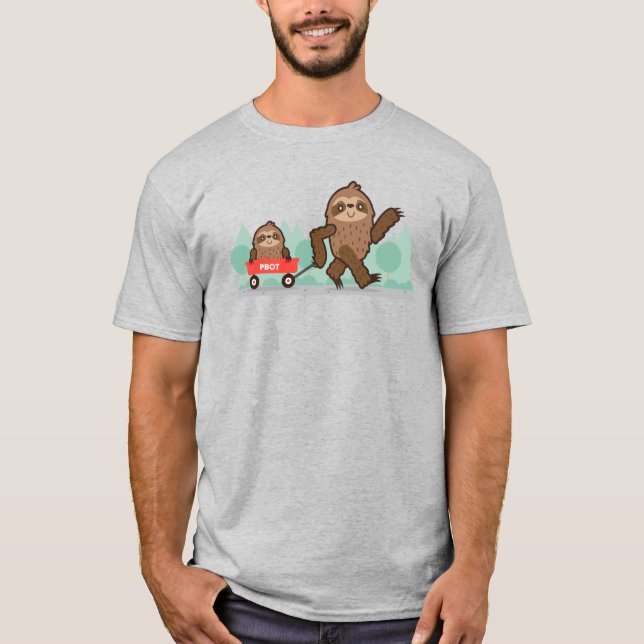 Sloth Walk T-Shirt (Front)